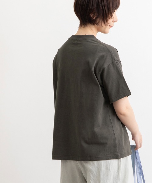 POU DOU DOU（プードゥドゥ）の「カラーネームプリントTee（Tシャツ/カットソー・レディース・オフホワイト/ライトグリーン/ダークグレー/オートミール・3）」の8枚目の写真