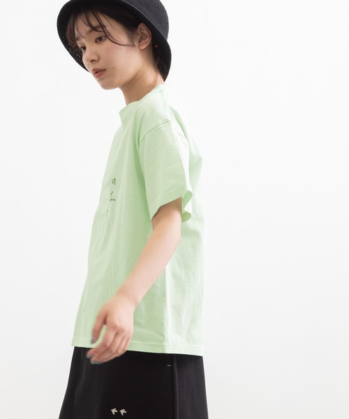 POU DOU DOU（プードゥドゥ）の「カラーネームプリントTee（Tシャツ/カットソー・レディース・オフホワイト/ライトグリーン/ダークグレー/オートミール・3）」の20枚目の写真