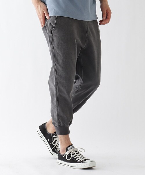 BASECONTROL（ベースコントロール）の「◆ストレッチジョガー 七分丈パンツ（その他パンツ・メンズ・アイボリー系/ブラウン系/アイボリー/ブラック/オリーブ/グレー系/ベージュ/ブルー系5/ブルー系/アイボリー系2/ネイビー系2/グリーン/ネイビー/ネイビー系/ライトブルー/ブラック系・03/04/02）」の5枚目の写真