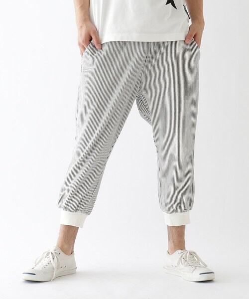 BASECONTROL（ベースコントロール）の「◆ストレッチジョガー 七分丈パンツ（その他パンツ・メンズ・アイボリー系/ブラウン系/アイボリー/ブラック/オリーブ/グレー系/ベージュ/ブルー系5/ブルー系/アイボリー系2/ネイビー系2/グリーン/ネイビー/ネイビー系/ライトブルー/ブラック系・03/04/02）」の9枚目の写真