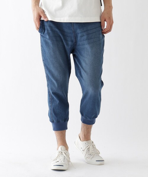 BASECONTROL（ベースコントロール）の「◆ストレッチジョガー 七分丈パンツ（その他パンツ・メンズ・アイボリー系/ブラウン系/アイボリー/ブラック/オリーブ/グレー系/ベージュ/ブルー系5/ブルー系/アイボリー系2/ネイビー系2/グリーン/ネイビー/ネイビー系/ライトブルー/ブラック系・03/04/02）」の16枚目の写真