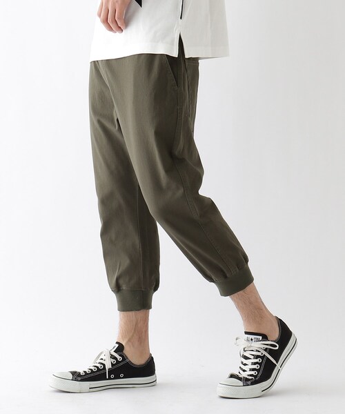 BASECONTROL（ベースコントロール）の「◆ストレッチジョガー 七分丈パンツ（その他パンツ・メンズ・アイボリー系/ブラウン系/アイボリー/ブラック/オリーブ/グレー系/ベージュ/ブルー系5/ブルー系/アイボリー系2/ネイビー系2/グリーン/ネイビー/ネイビー系/ライトブルー/ブラック系・03/04/02）」の10枚目の写真