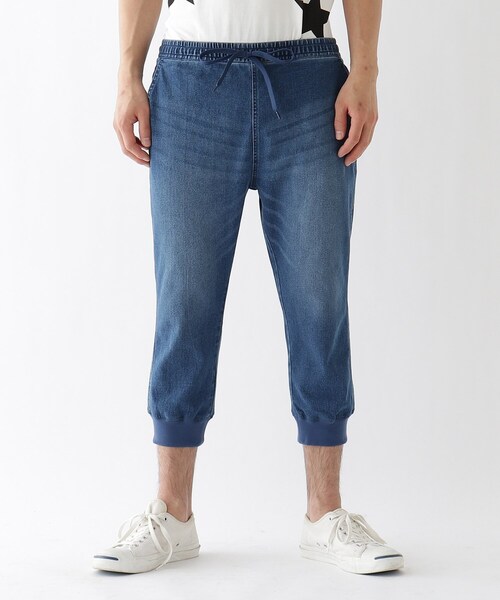 BASECONTROL（ベースコントロール）の「◆ストレッチジョガー 七分丈パンツ（その他パンツ・メンズ・アイボリー系/ブラウン系/アイボリー/ブラック/オリーブ/グレー系/ベージュ/ブルー系5/ブルー系/アイボリー系2/ネイビー系2/グリーン/ネイビー/ネイビー系/ライトブルー/ブラック系・03/04/02）」の17枚目の写真