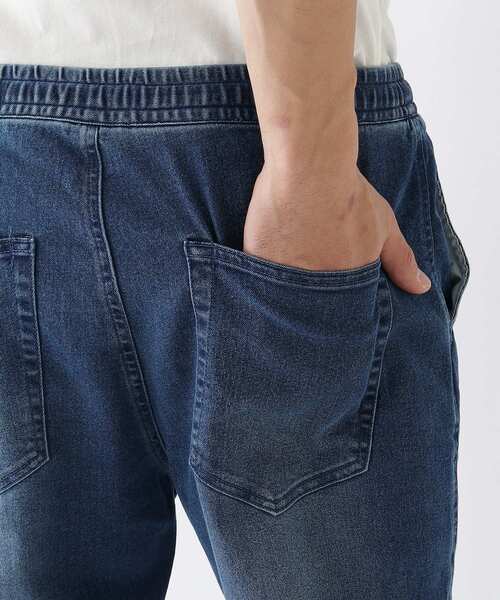 BASECONTROL（ベースコントロール）の「◆ストレッチジョガー 七分丈パンツ（その他パンツ・メンズ・アイボリー系/ブラウン系/アイボリー/ブラック/オリーブ/グレー系/ベージュ/ブルー系5/ブルー系/アイボリー系2/ネイビー系2/グリーン/ネイビー/ネイビー系/ライトブルー/ブラック系・03/04/02）」の21枚目の写真