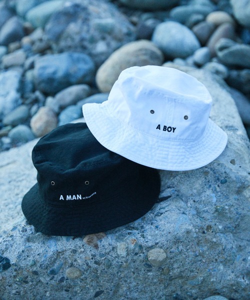 Iroquois(イロコイ)の「A MAN A BOY BUCKET HAT(ハット・メンズ・ホワイト/ブラック・2/3)」の8枚目の写真
