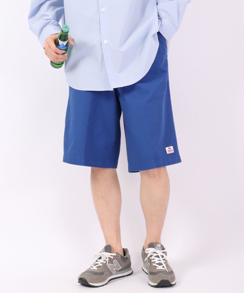 LONSDALE(ロンズデール)の「LONSDALE ストレッチ ツイル ワイド ワークパンツ カラー ショートパンツ(その他パンツ・メンズ・ブラック/グリーン/ブルー/レッド/オレンジ・LL/S/M/L)」の4枚目の写真