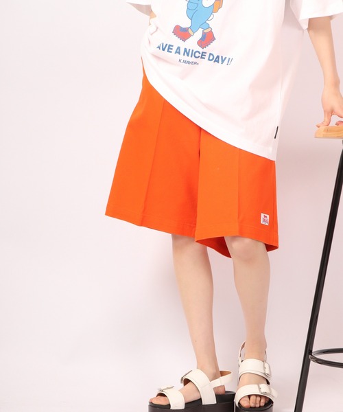 LONSDALE(ロンズデール)の「LONSDALE ストレッチ ツイル ワイド ワークパンツ カラー ショートパンツ(その他パンツ・メンズ・ブラック/グリーン/ブルー/レッド/オレンジ・LL/S/M/L)」の6枚目の写真