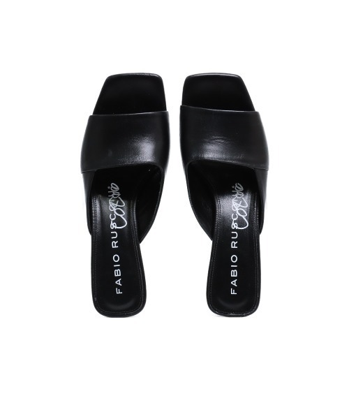 FABIO RUSCONI（ファビオルスコーニ）の「【FABIO RUSCONI×COZ/ファビオルスコーニ】 2210COZ NATUR NERO / ミュールサンダル（サンダル・レディース・ブラック・34/35/36/37/38/39）」の4枚目の写真