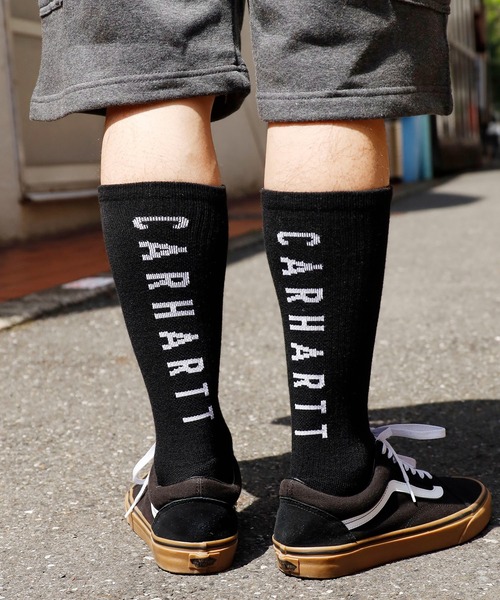 Carhartt（カーハート）の「Carhartt/カーハート Force Midweight Logo Crew Sock 3 Pack ロゴソックス 靴下 3足セット（ソックス/靴下・メンズ・ホワイト/ブラック/グレー・L）」の20枚目の写真