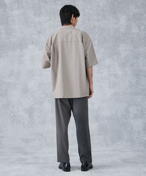 PUBLIC TOKYO（パブリックトウキョウ）の「ユニバーサルオープンカラーシャツ（シャツ/ブラウス・メンズ・サックスブルー/ブラック/ミント/ベージュ/ダークグレー・2/1/3）」の17枚目の写真