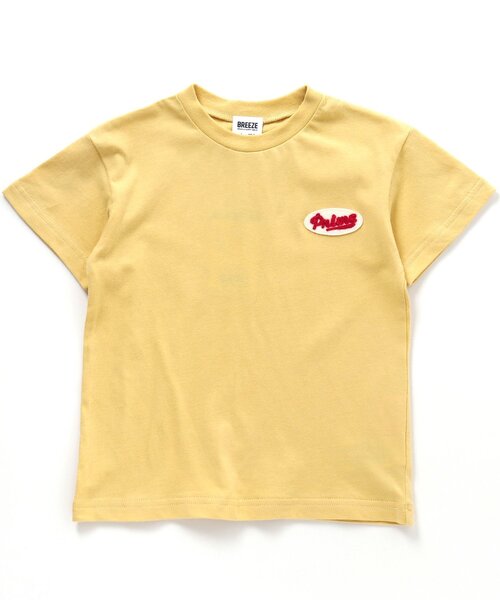BREEZE(ブリーズ)の「/NET別注Prime PIZZAコラボサガラTシャツ(Tシャツ/カットソー・キッズ・イエロー/オレンジ/グリーン・90/100/110/120/80/130/140)」の1枚目の写真