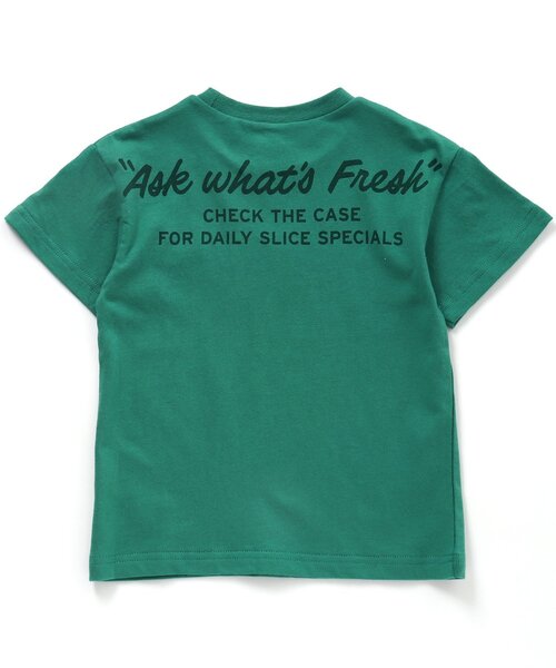BREEZE(ブリーズ)の「/NET別注Prime PIZZAコラボサガラTシャツ(Tシャツ/カットソー・キッズ・イエロー/オレンジ/グリーン・90/100/110/120/80/130/140)」の6枚目の写真