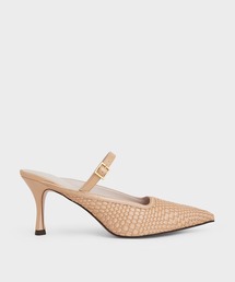 ウーブン ヒールミュール / Woven Heeled Mules
