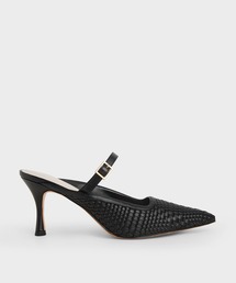 ウーブン ヒールミュール / Woven Heeled Mules