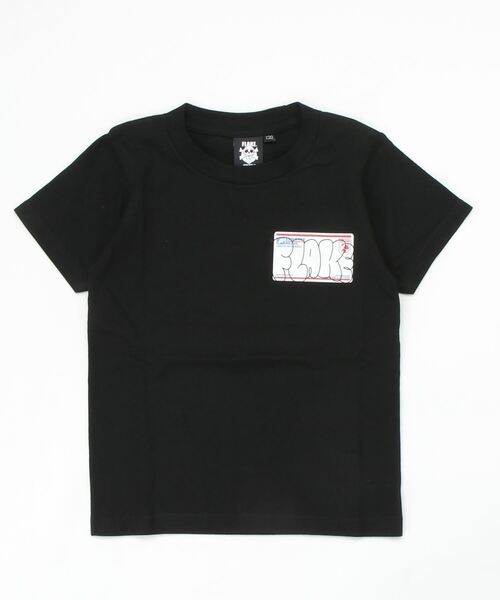 flake（フレーク）の「FLAKE S/S T-SHIRTS（Tシャツ/カットソー・キッズ・ホワイト/ブラック・160/130/140/150/120）」の2枚目の写真
