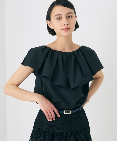 ANAYI（アナイ）の「コットンブロードビッグカラー ブラウス（シャツ 