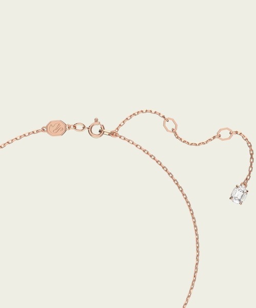 SWAROVSKI（スワロフスキー）の「【公式】【スワロフスキー】Stilla ペンダント, ラウンドカット, ホワイト, ローズゴールドトーン・プレーティング（ネックレス・レディース・ホワイト・ONE SIZE）」の10枚目の写真