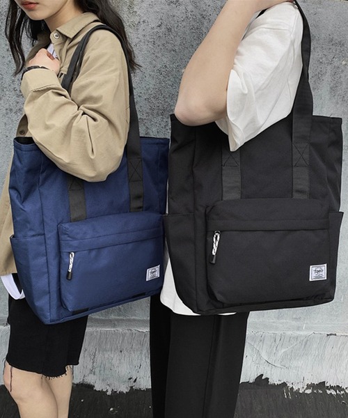 HOOK（フック）の「HOOK- 撥水加工キャンバストートバッグ（トートバッグ・メンズ・ホワイト/ブラック/ネイビー/カーキ・FREE）」の16枚目の写真