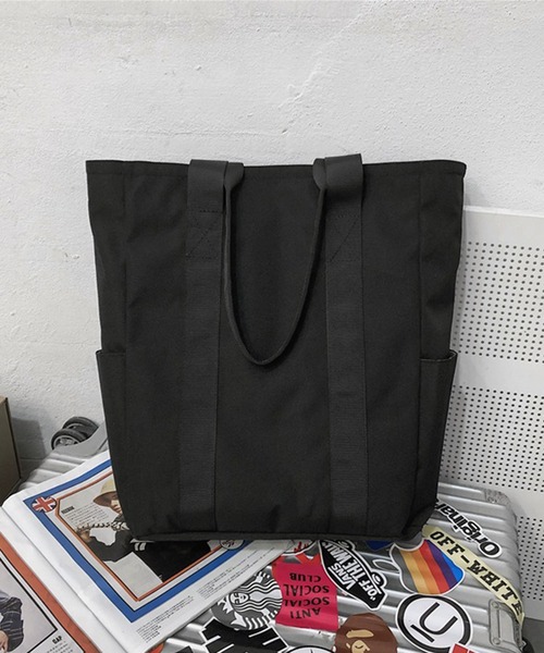 HOOK（フック）の「HOOK- 撥水加工キャンバストートバッグ（トートバッグ・メンズ・ホワイト/ブラック/ネイビー/カーキ・FREE）」の18枚目の写真