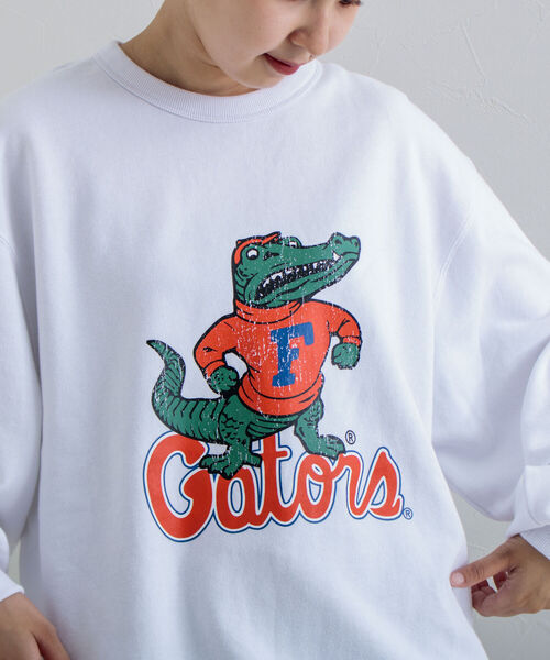 DISCUS ATHLETIC（ディスカス　アスレチック）の「【DISCUS ATHLETIC】カレッジロゴスウェット フロリダ大学/オーバーン大学（スウェット・メンズ・ネイビー/グレー/オフホワイト/グリーン・M/L）」の2枚目の写真