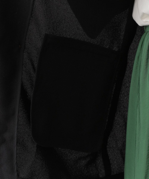 LOWRYS FARM（ローリーズファーム）の「バスケットシャツジャケット　279597（テーラードジャケット・レディース・ブラック/ブラウン/アイボリー・FREE）」の9枚目の写真