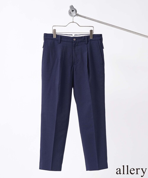 【allery/アレリ―】リラックスシアサッカーパンツ
