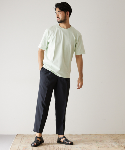 【allery/アレリ―】リラックスシアサッカーパンツ