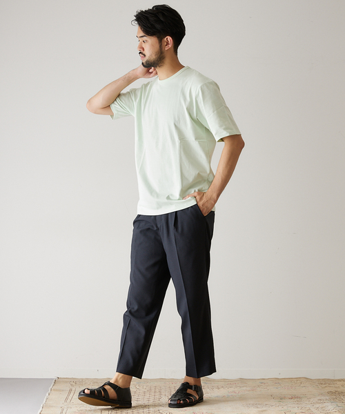 【allery/アレリ―】リラックスシアサッカーパンツ