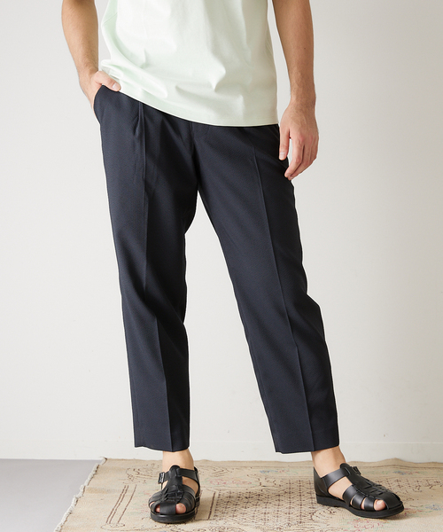 【allery/アレリ―】リラックスシアサッカーパンツ