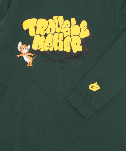 Tom&Jerry(トムアンドジェリー)の「【TOM AND JERRY /トムとジェリー 】ロンT 長袖 ユニセックスアイテム(Tシャツ/カットソー・メンズ・ホワイト/ダークグリーン/ベージュ/パープル/ホワイト系その他/グリーン系その他・MEDIUM/LARGE/X-LARGE)」の22枚目の写真