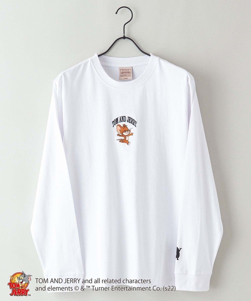 Tom&Jerry(トムアンドジェリー)の「【TOM AND JERRY /トムとジェリー 】ロンT 長袖 ユニセックスアイテム(Tシャツ/カットソー・メンズ・ホワイト/ダークグリーン/ベージュ/パープル/ホワイト系その他/グリーン系その他・MEDIUM/LARGE/X-LARGE)」の11枚目の写真