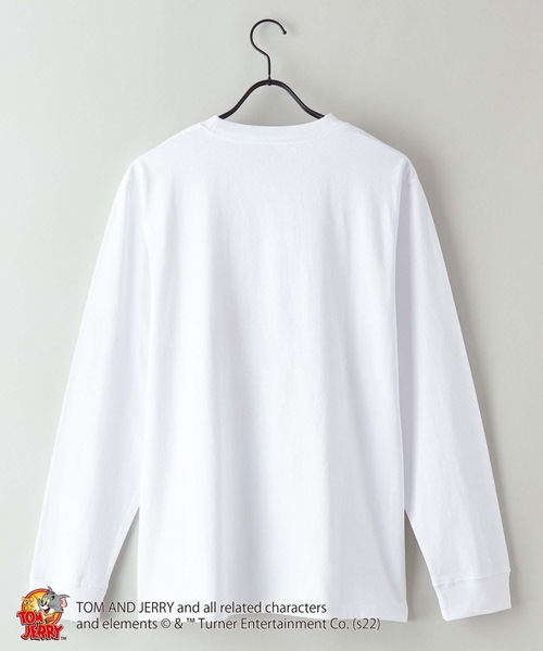 Tom&Jerry(トムアンドジェリー)の「【TOM AND JERRY /トムとジェリー 】ロンT 長袖 ユニセックスアイテム(Tシャツ/カットソー・メンズ・ホワイト/ダークグリーン/ベージュ/パープル/ホワイト系その他/グリーン系その他・MEDIUM/LARGE/X-LARGE)」の21枚目の写真
