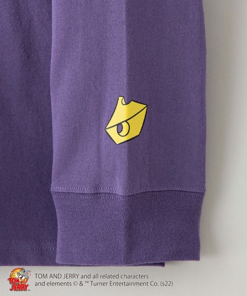 Tom&Jerry(トムアンドジェリー)の「【TOM AND JERRY /トムとジェリー 】ロンT 長袖 ユニセックスアイテム(Tシャツ/カットソー・メンズ・ホワイト/ダークグリーン/ベージュ/パープル/ホワイト系その他/グリーン系その他・MEDIUM/LARGE/X-LARGE)」の19枚目の写真