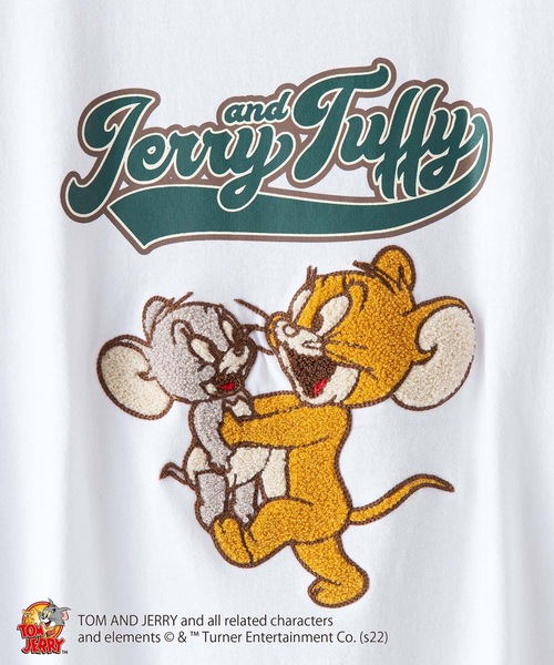Tom&Jerry(トムアンドジェリー)の「【TOM AND JERRY /トムとジェリー 】ロンT 長袖 ユニセックスアイテム(Tシャツ/カットソー・メンズ・ホワイト/ダークグリーン/ベージュ/パープル/ホワイト系その他/グリーン系その他・MEDIUM/LARGE/X-LARGE)」の8枚目の写真