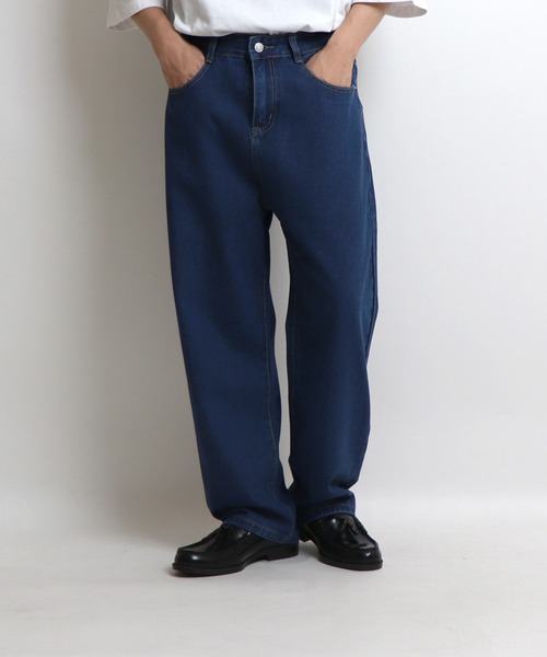 Confirm（コンファーム）の「ベーシックストレートデニムパンツ【Confirm】（デニムパンツ・メンズ・ライトブルー/ブラック/グレー/サックスブルー/ブルー・M/L/XL）」の11枚目の写真