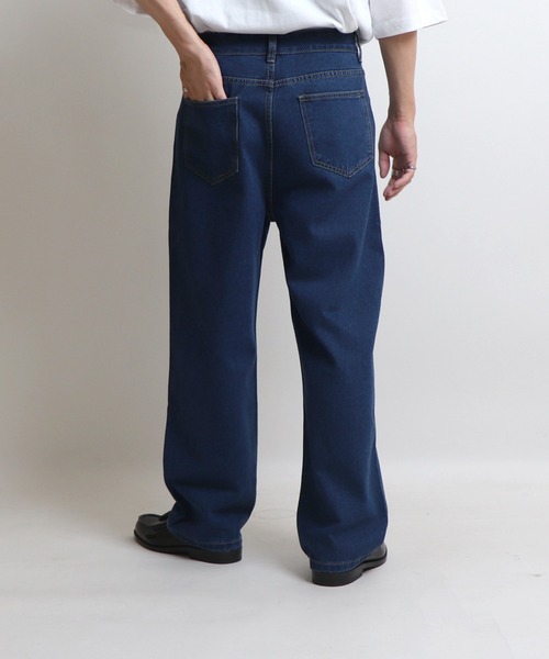 Confirm（コンファーム）の「ベーシックストレートデニムパンツ【Confirm】（デニムパンツ・メンズ・ライトブルー/ブラック/グレー/サックスブルー/ブルー・M/L/XL）」の12枚目の写真