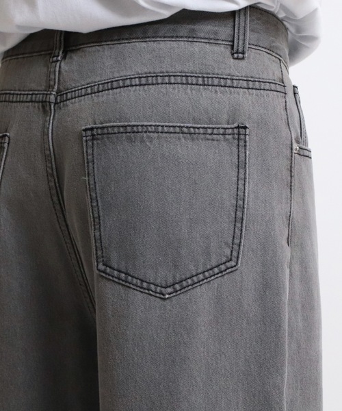 Confirm（コンファーム）の「ベーシックストレートデニムパンツ【Confirm】（デニムパンツ・メンズ・ライトブルー/ブラック/グレー/サックスブルー/ブルー・M/L/XL）」の17枚目の写真