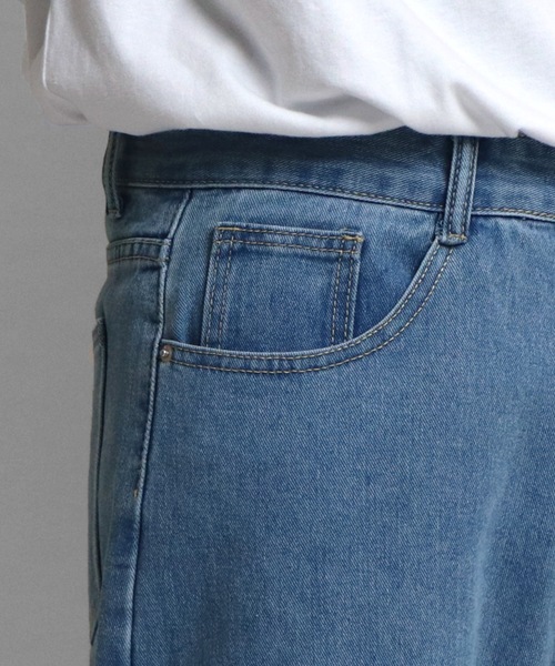 Confirm（コンファーム）の「ベーシックストレートデニムパンツ【Confirm】（デニムパンツ・メンズ・ライトブルー/ブラック/グレー/サックスブルー/ブルー・M/L/XL）」の14枚目の写真
