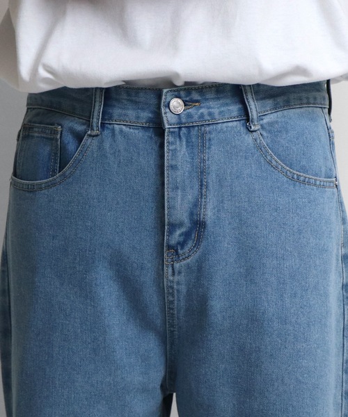 Confirm（コンファーム）の「ベーシックストレートデニムパンツ【Confirm】（デニムパンツ・メンズ・ライトブルー/ブラック/グレー/サックスブルー/ブルー・M/L/XL）」の13枚目の写真