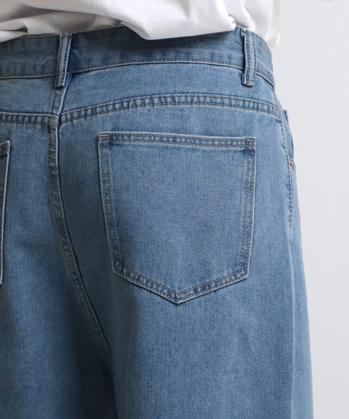 Confirm（コンファーム）の「ベーシックストレートデニムパンツ【Confirm】（デニムパンツ・メンズ・ライトブルー/ブラック/グレー/サックスブルー/ブルー・M/L/XL）」の19枚目の写真