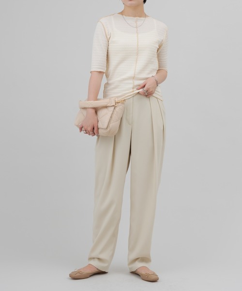 Aunt Marie's（アントマリーズ）の「キルティングショルダーバッグ / ハンドバッグ / 3WAYバッグ（ショルダーバッグ・レディース・ブラック/ブラウン/アイボリー・FREE）」の13枚目の写真