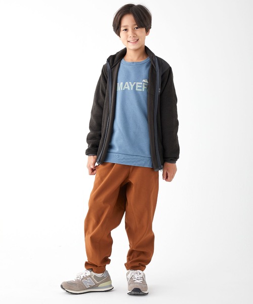 KRIFF MAYER Kid's Collection(クリフメイヤーキッズコレクション)の「裏起毛かるポカJK(ブルゾン・キッズ・カーキ/グレー/ブラック/ブラウン・130/170/120/150/160/140)」の12枚目の写真