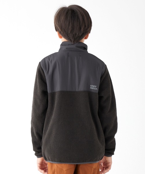 KRIFF MAYER Kid's Collection(クリフメイヤーキッズコレクション)の「裏起毛かるポカJK(ブルゾン・キッズ・カーキ/グレー/ブラック/ブラウン・130/170/120/150/160/140)」の11枚目の写真