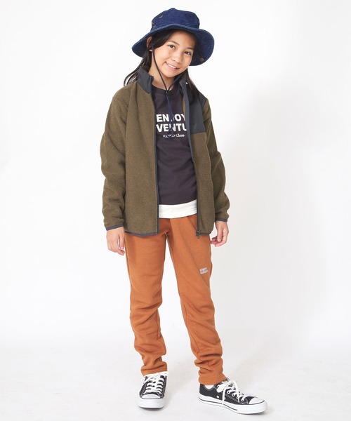KRIFF MAYER Kid's Collection(クリフメイヤーキッズコレクション)の「裏起毛かるポカJK(ブルゾン・キッズ・カーキ/グレー/ブラック/ブラウン・130/170/120/150/160/140)」の10枚目の写真
