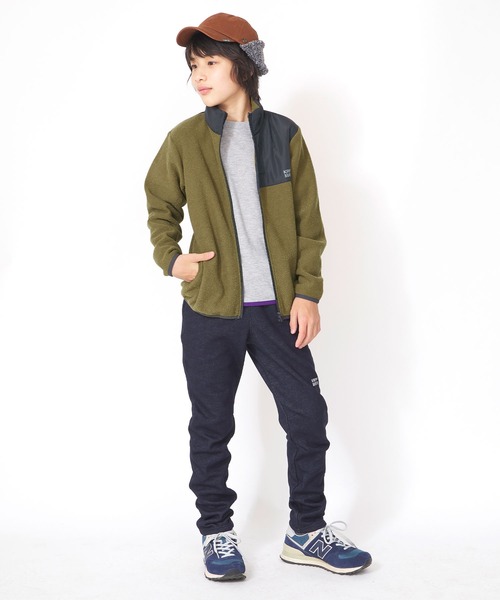 KRIFF MAYER Kid's Collection(クリフメイヤーキッズコレクション)の「裏起毛かるポカJK(ブルゾン・キッズ・カーキ/グレー/ブラック/ブラウン・130/170/120/150/160/140)」の9枚目の写真