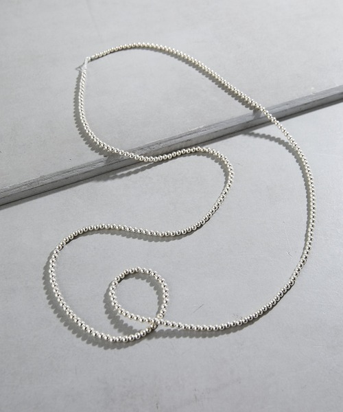 ear PAPILLONNER（イアパピヨネ）の「シルバー925ナバホパール5×125ネックレス（ネックレス・レディース・シルバー系その他5・ONE SIZE）」の10枚目の写真