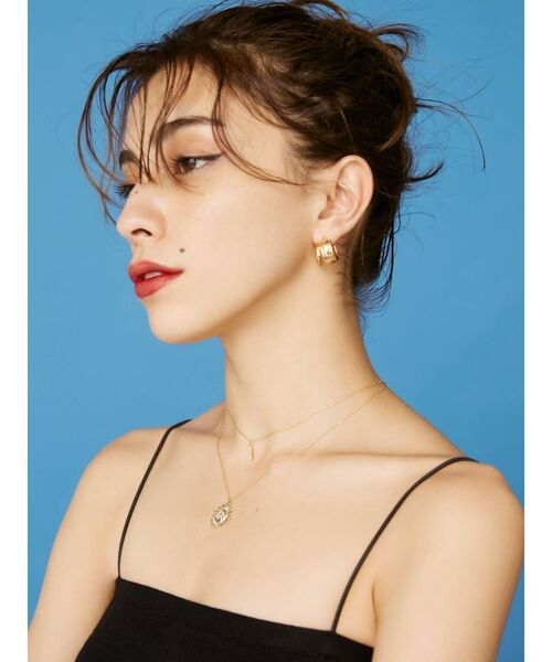 EVRIS（エヴリス）の「SUNNY STONE ネックレス（ネックレス・レディース・シルバー/ゴールド・FREE）」の3枚目の写真