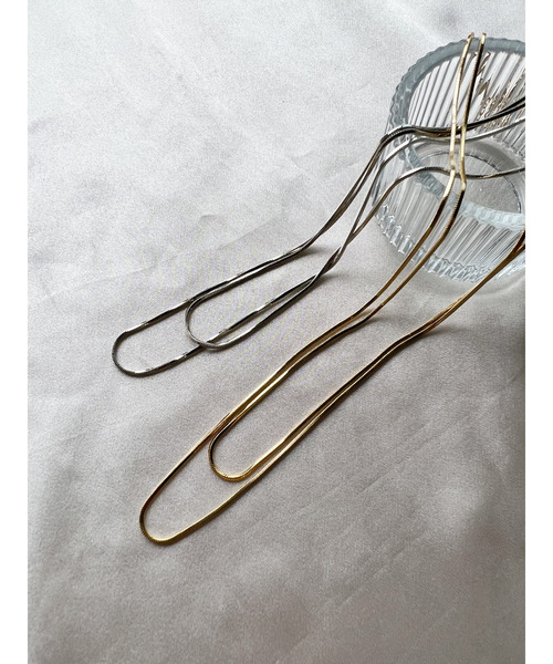 VENCEEXCHANGE（ヴァンスエクスチェンジ）の「シンプル2連ネックレス（ネックレス・レディース・Silver/GOLD ・FREE）」の2枚目の写真