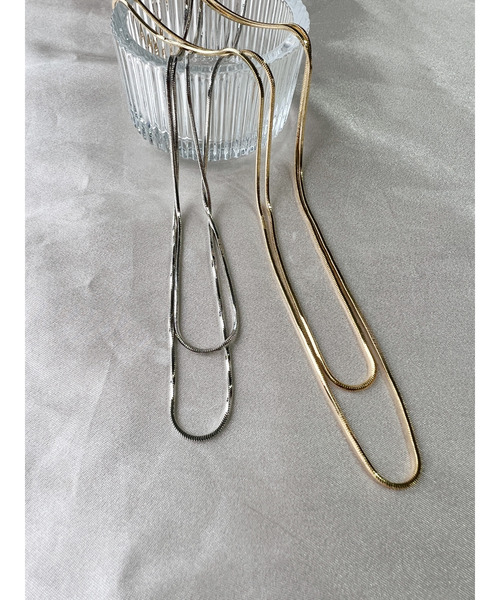 VENCEEXCHANGE（ヴァンスエクスチェンジ）の「シンプル2連ネックレス（ネックレス・レディース・Silver/GOLD ・FREE）」の4枚目の写真