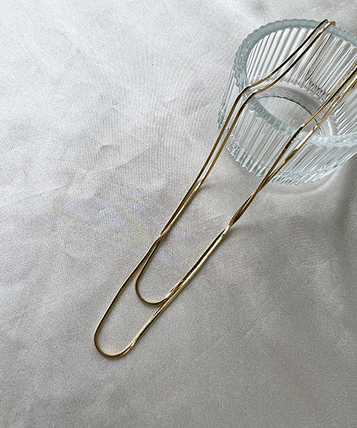 VENCEEXCHANGE（ヴァンスエクスチェンジ）の「シンプル2連ネックレス（ネックレス・レディース・Silver/GOLD ・FREE）」の12枚目の写真